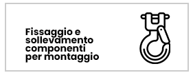 Da Livio Rainoldi S.r.l. trovi sistemi di fissaggio sollevamento e componenti per il montaggio delle migliori marche.